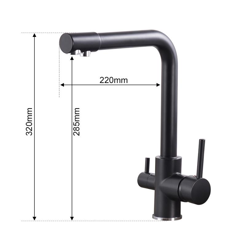 Cott - Moderne 3-in-1 Küchenarmatur