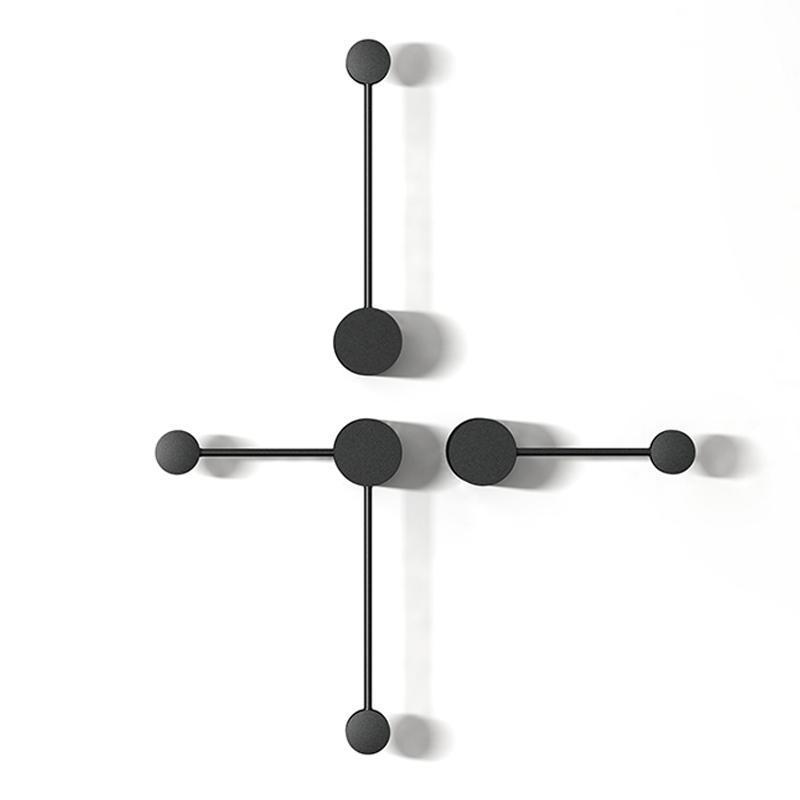 Cyrus - Minimalistische Runde Art-Deco LED-Wandlampe