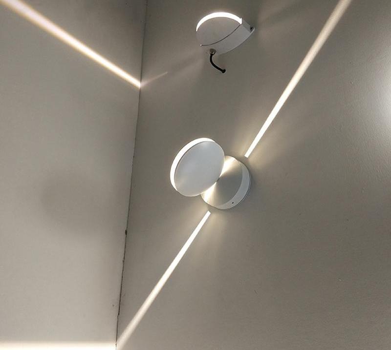 Runde Wandmontierte LED-Lampe